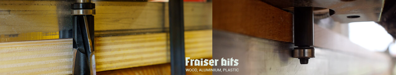 Fraiser® Fraise à affleurer avec roulement supérieur de 8 mm pour bois,  bords dérivés et stratifiés pour défonceuse manuelle et défonceuse up &  downcut (L:86-H:24.8-S:8-) : : Commerce, Industrie et Science