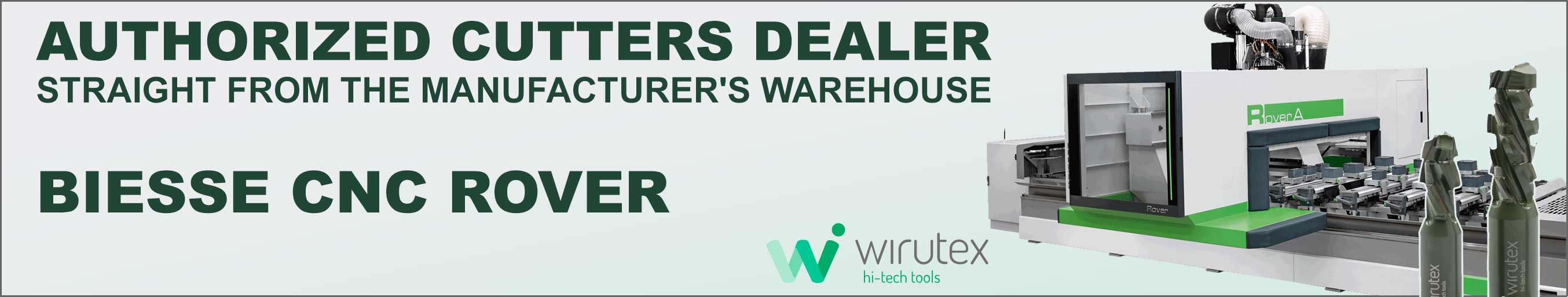 Cutter Bush Rover Replacement cutters for Biesse ROVER cnc - Wirutex
