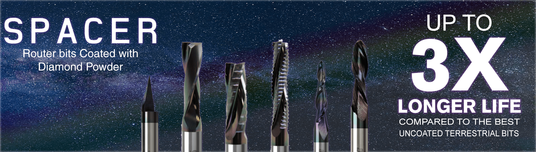 SPACER | Frese Ricoperte con polvere Diamantata SPACER | Frese Ricoperte con polvere Diamantata