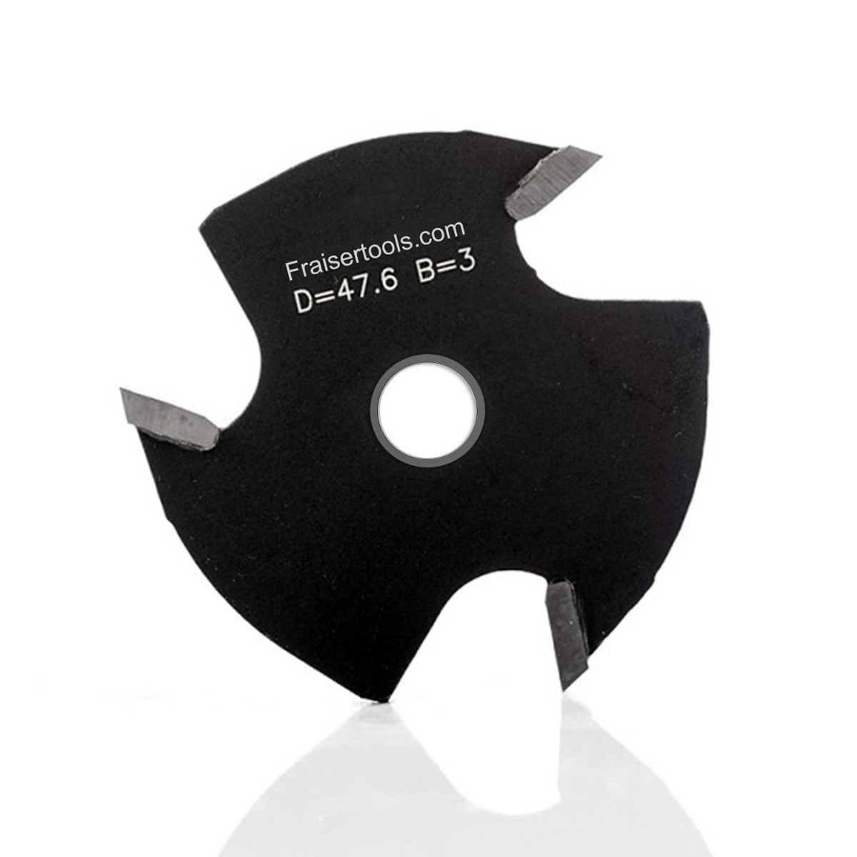 Router bit for concealed side joints - Fraiser
