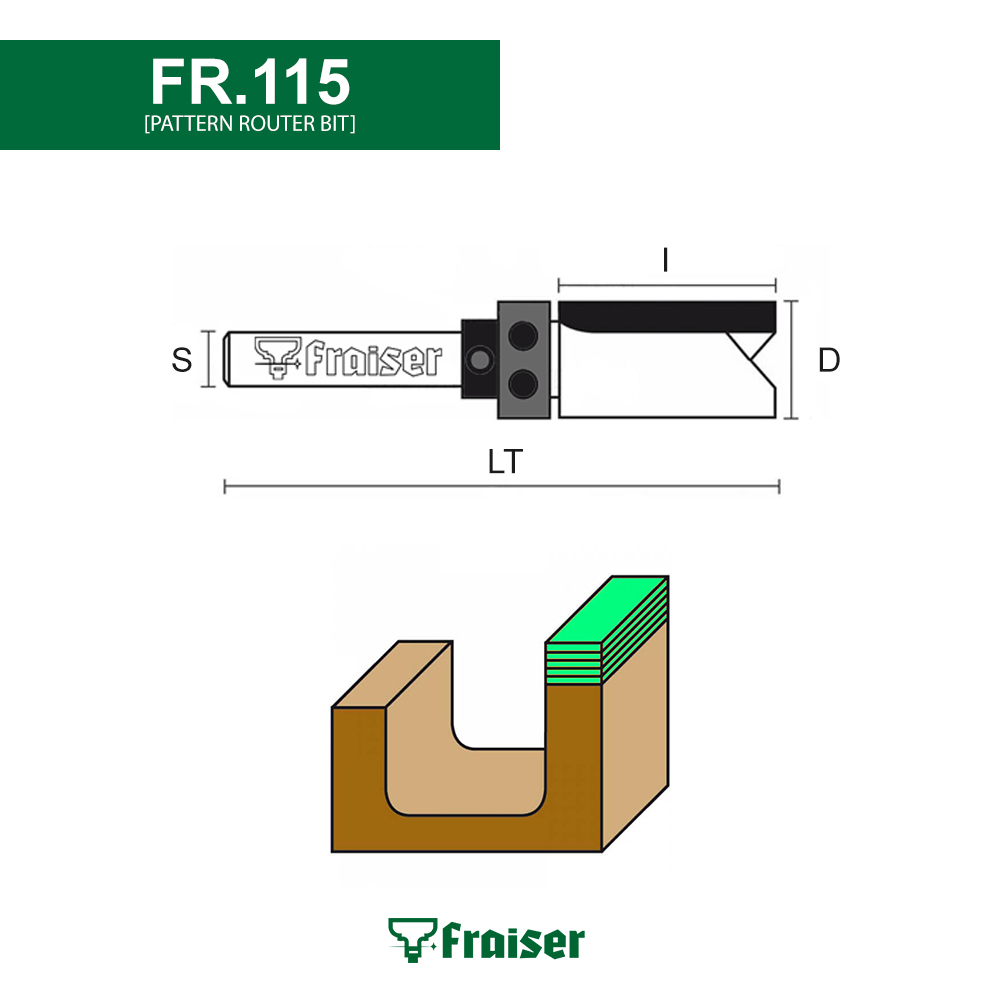QUARKZMAN Fraise à Rainurer En T 15/32" (12mm) De Diamètre De Tige 1-13/32" (36mm) X 1/5" (5mm) à 3 Ailes En Carbure Pour Rainure, Fraisage De Surface De Planche De Déchet En