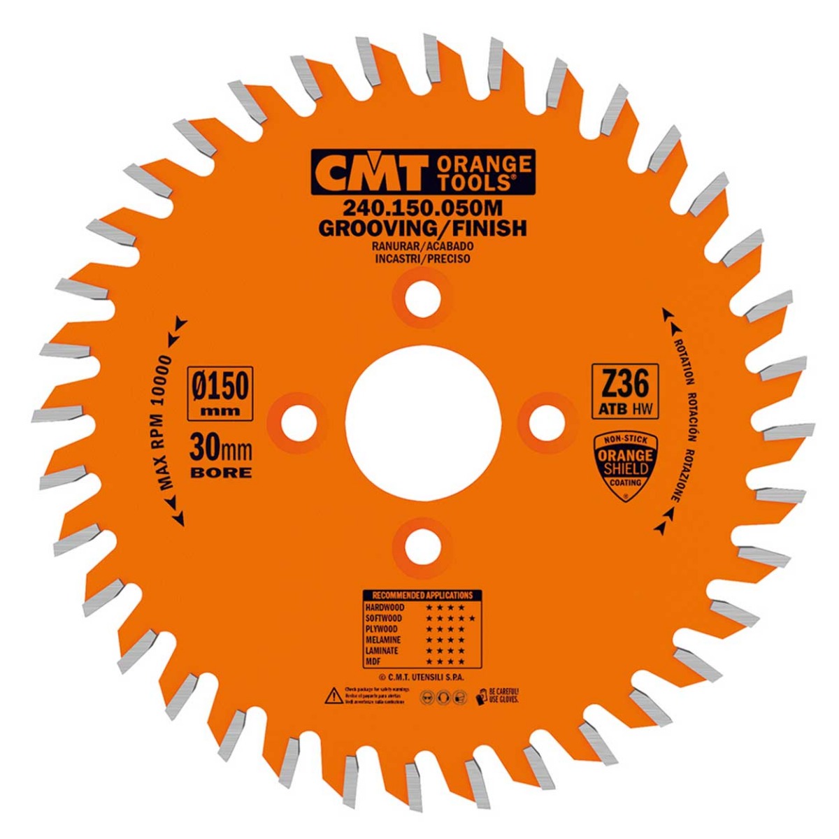 Lame De Scie Circulaire 125mm 40 Dents Pour Bois, Contreplaqué Et Plastique - Alésage 22,23 Mm