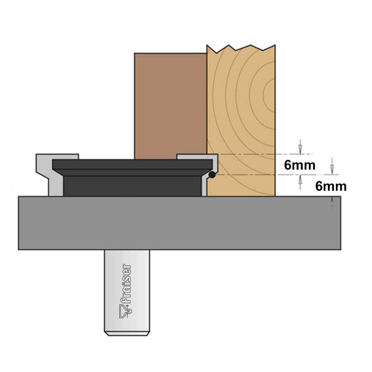 Drawer Lock Router Bit Layout Dimensions Drawer lock router bits - Fraiser