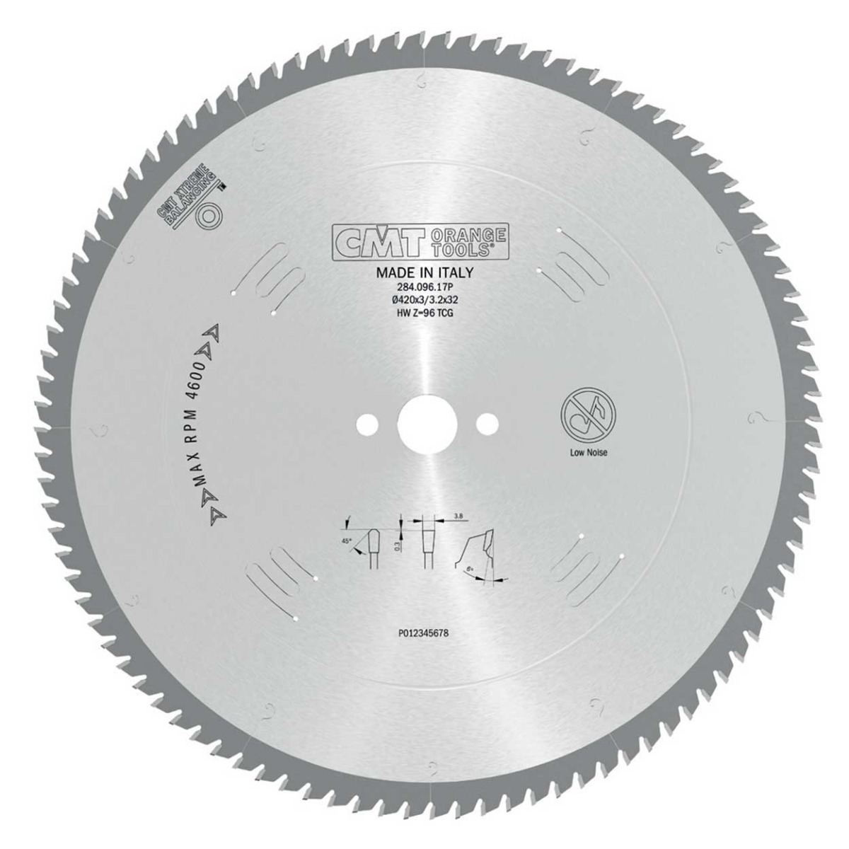 CMT.284 - Positive industrial blade - Fraiser