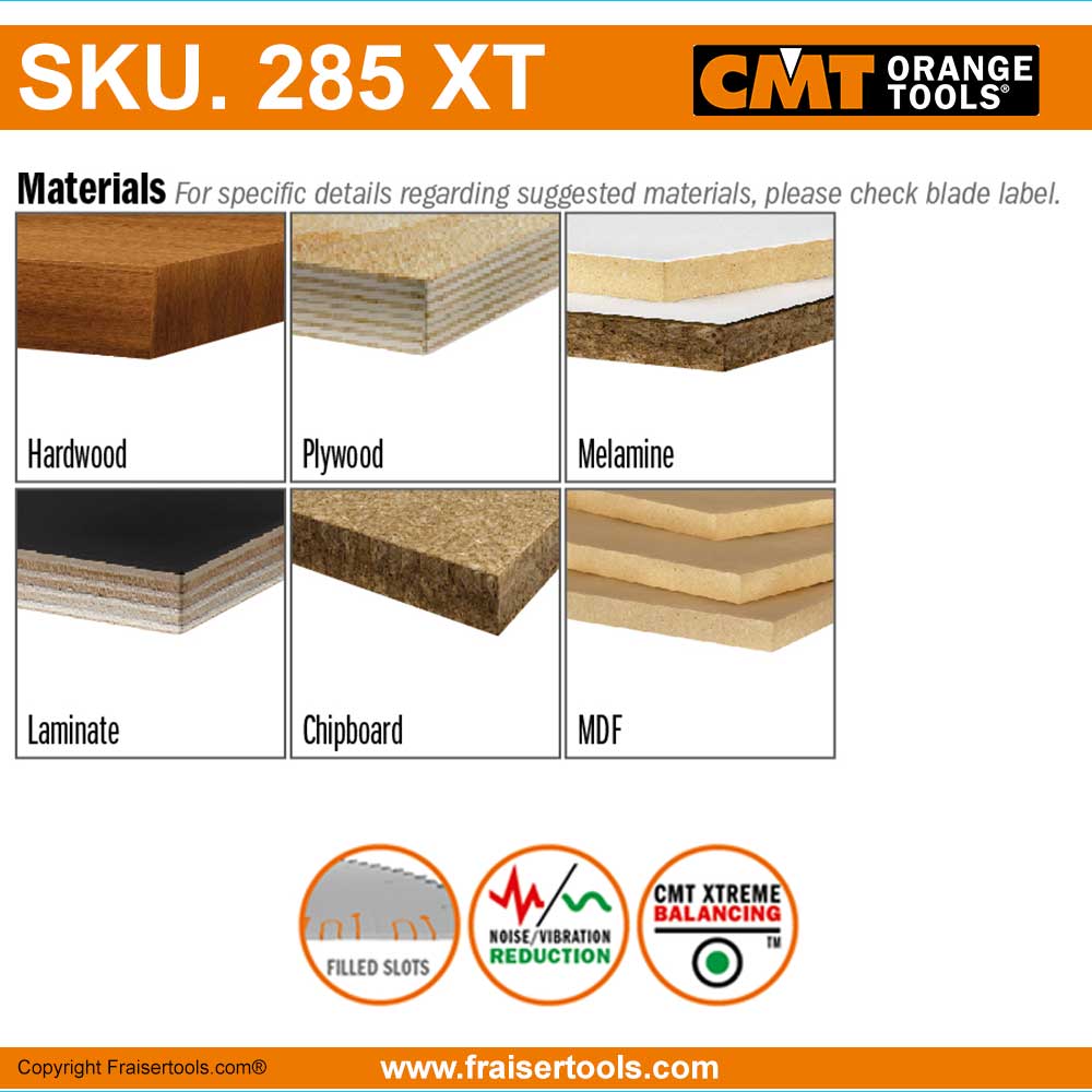 Lama Circolare CMT 350 Mm Per Taglio Di Precisione - 108 Denti, Per Legno Tenero/duro, MDF, Laminati, Seghe A Banco E Portatili