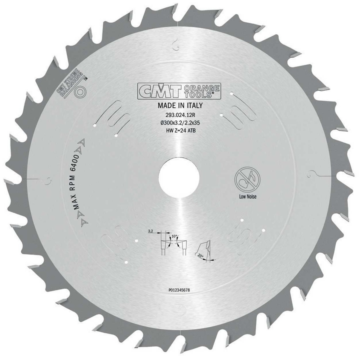 Lame De Scie Circulaire CMT XTreme - 10 Pouces X 40 Dents - Usage Général, Coupe ATB - Réf. 251.042.10 - Neuf