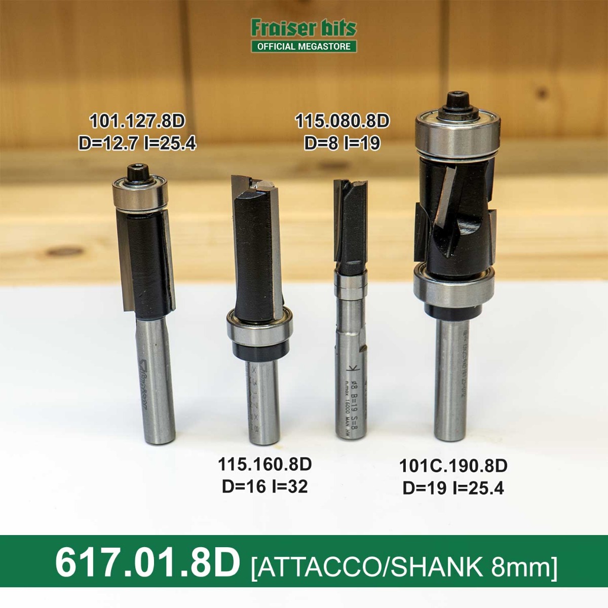Router Drill Bit Set Copy And Trim Router Bits Set With Bearing