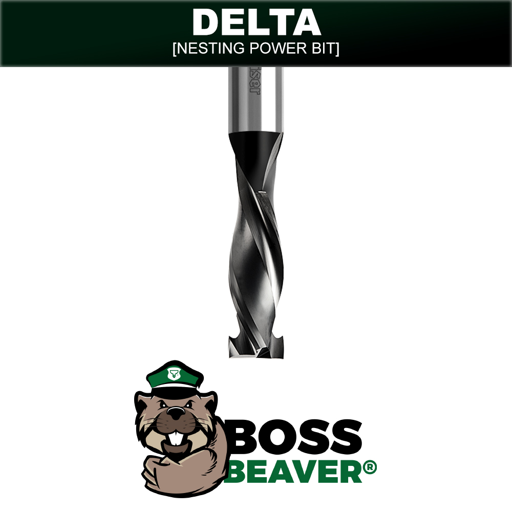 Fresa CNC Per Legno E Plastica - Gambo 6mm, Taglio 42mm, Per MDF, PVC, Compensato - Foto 2