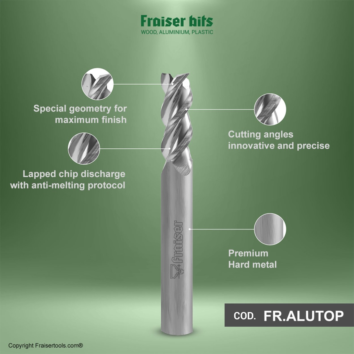 Fresa In Metallo Duro SC Per Alluminio - Foto 12