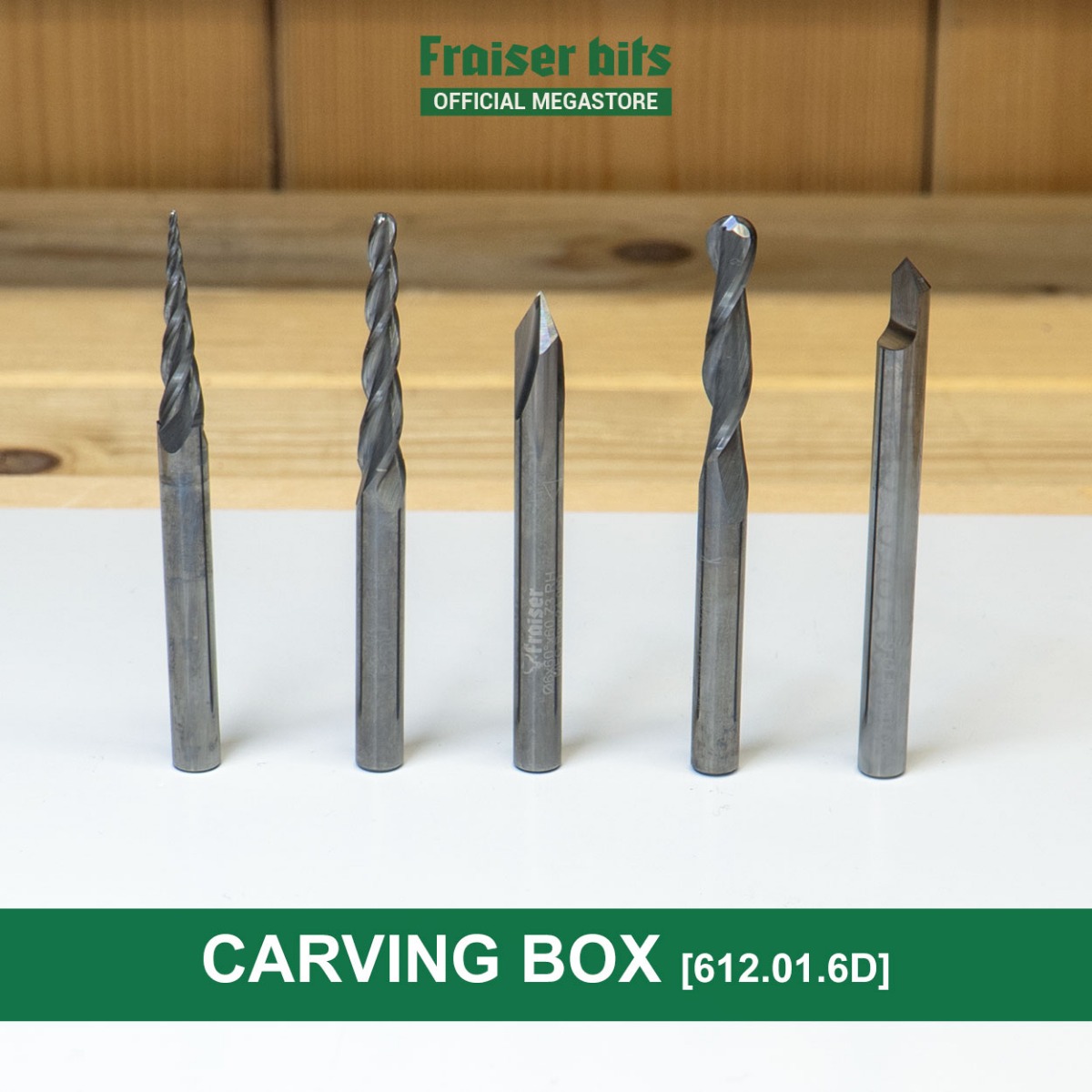 Cutter set for engraving and bas-relief 2d/3d - CARVING-BOX - Fraiser