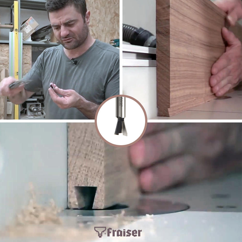 Jeu De Fraises à Queue D'aronde - Tiges 6mm Et 12mm, Angle 14°, Pour Travaux Bois Précis