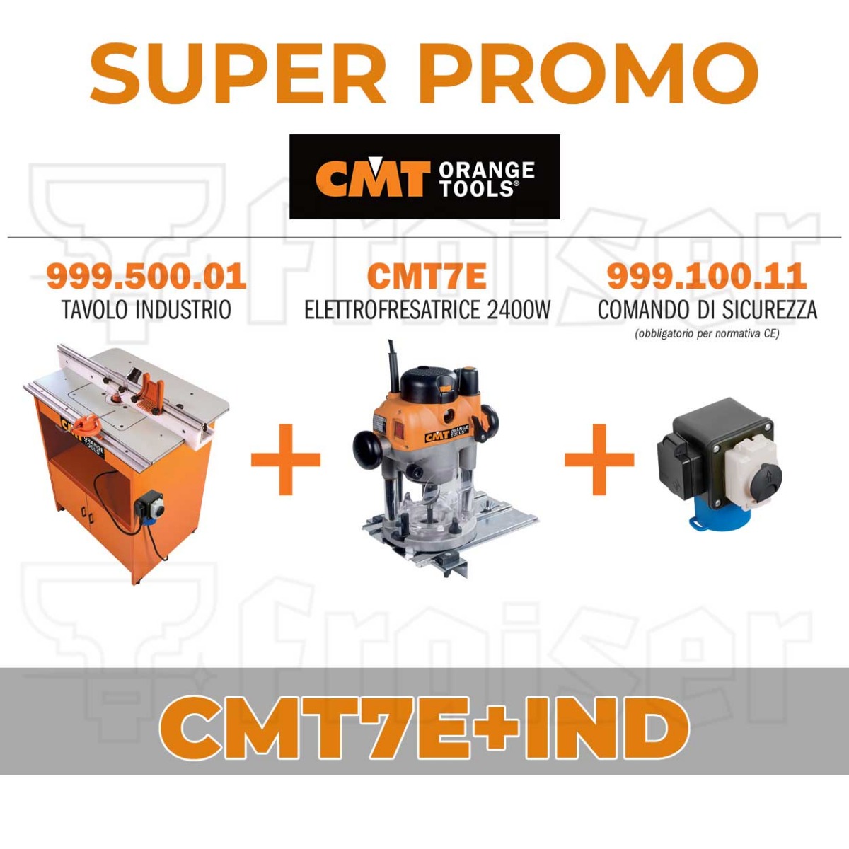 CMT Orange Tools 999.100.11 Tools Veiligheidsschakelaar 230V / 50Hz CMT Orange Tools 999.100.11 Tools Veiligheidsschakelaar 230V / 50Hz