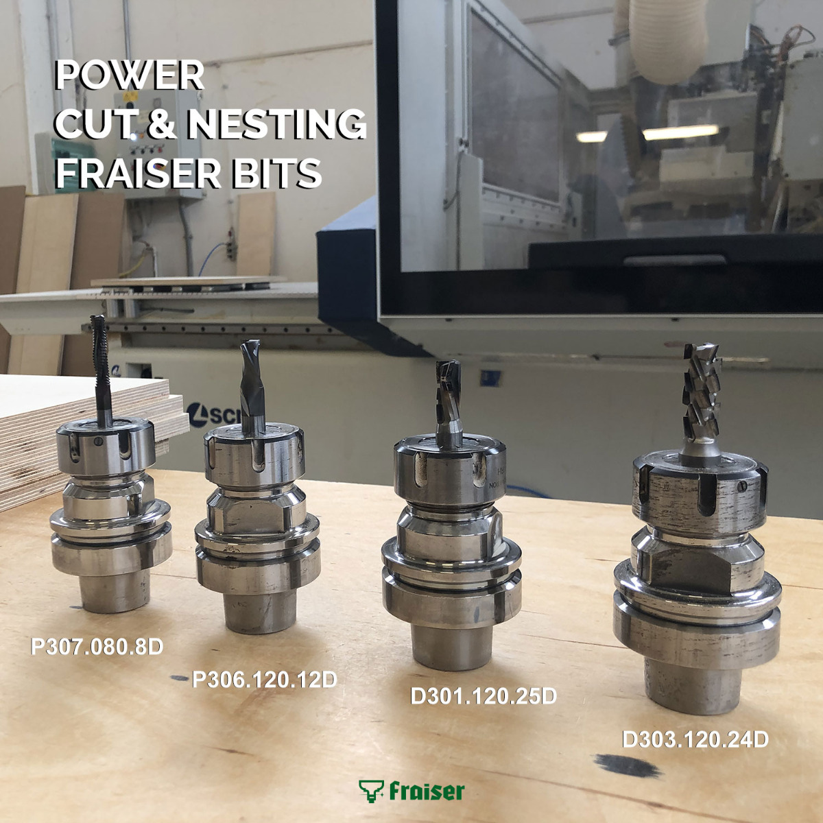 Yonico Fresa CNC A Cono In Carburo Solido 1/8" Punta 2.5 Cm Taglio - Rivestimento ZRN - 4 Scanalature - Per Intaglio 3D Legno, Plastica, Schiuma - Modello 37413-SC - 4
