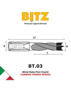 Dowel Drills Bits 4 FLUTE | BITZ