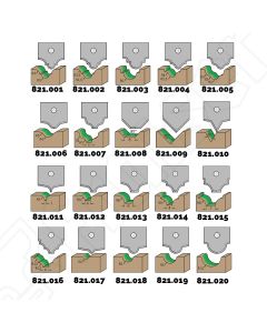 Insert Rounding Reversible Knives