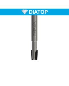 PKD Diamond router cutters with negative shear angle Z=2