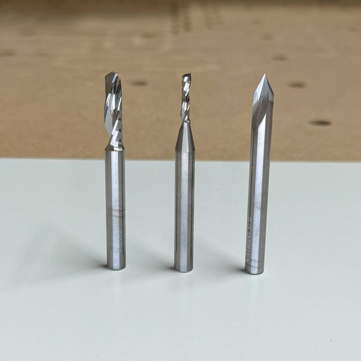 Bestgle 4 pezzi 1/4 Inch(6,35 mm) gambo punte per router rotonde Corner, punta per fresa, 3
