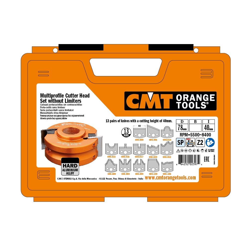 CMT Orange Tools Fresa De Rebajar 712.050.11 – 18mm De Corte, 60mm De Largo – Precisión Máxima Para Carpintería Profesional