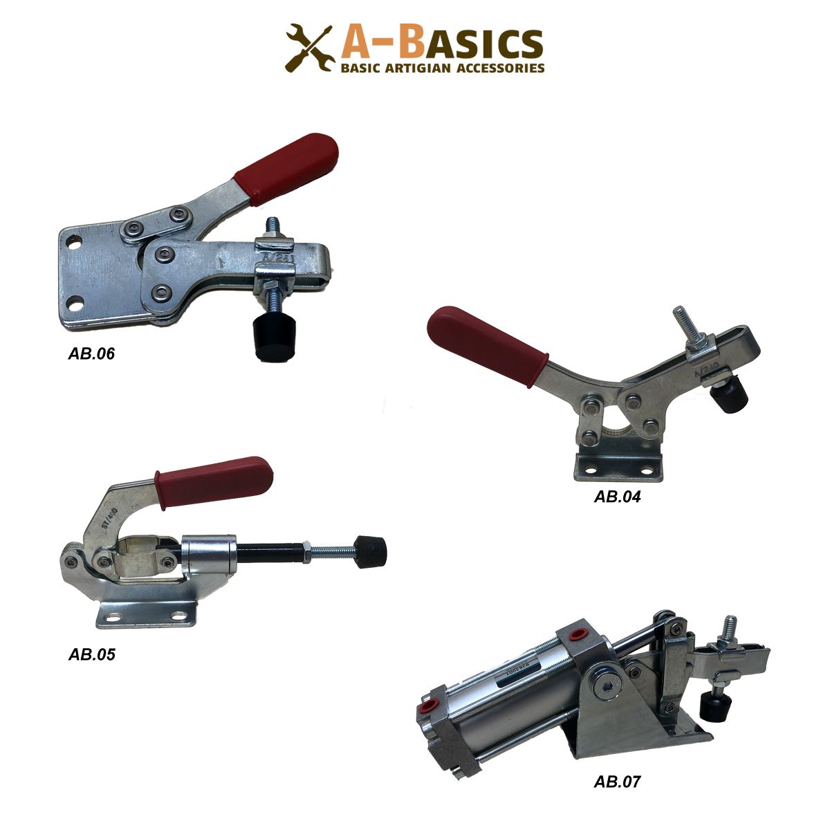 6 Morsetti A C In Acciaio Inox Per Falegnameria – Apertura Ganasce 30mm, Bloccaggio 16-25mm – Ideali Per Fai Da Te, Assemblaggio E Serraggio