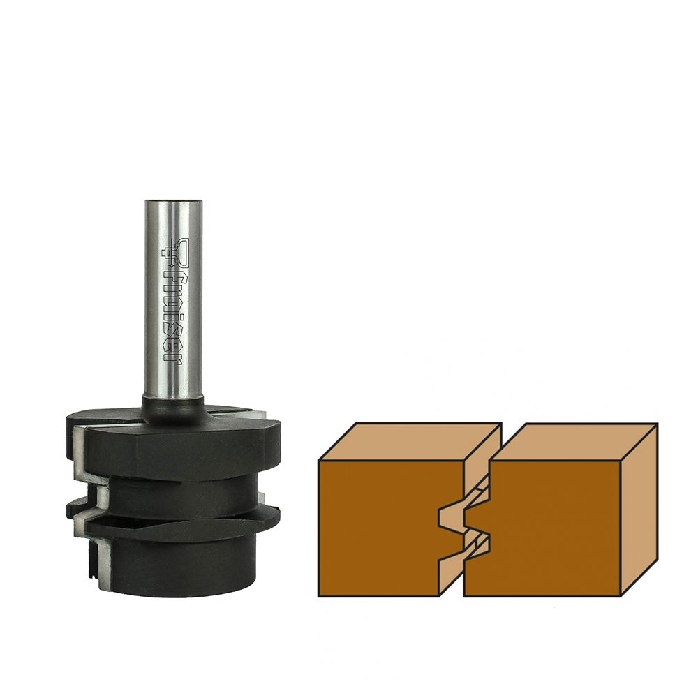 Fresa Per Tenoni E Incollaggi 8x24 Mm - Coda Da 8 Mm, Finger Joint, Per Pannelli E Incisione Legno