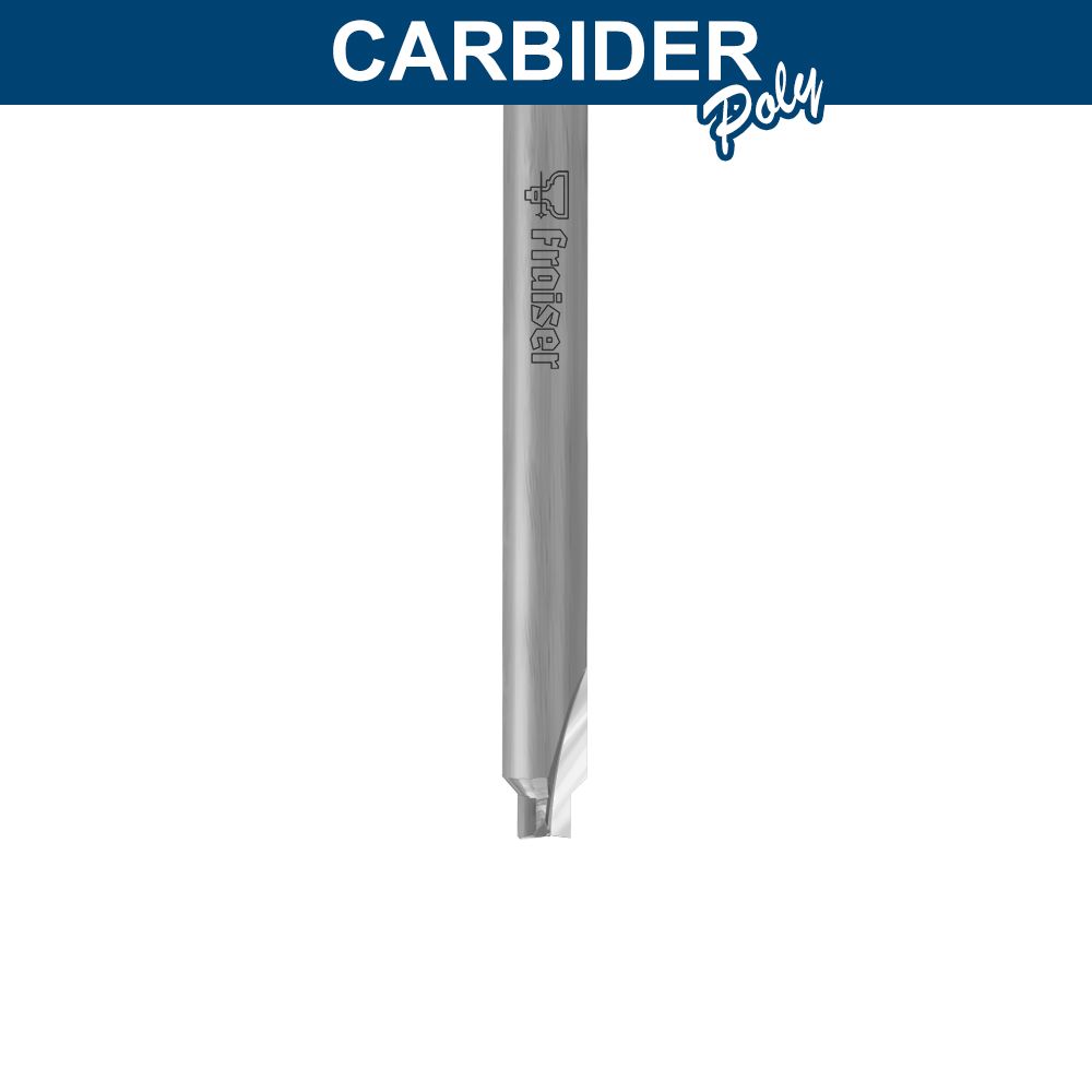 Trend Fresatrice A Raggio 1,6mm X Diametro 3,2mm Con Gambo 8mm (C050X8MMTC) - Fresa Per Legno In Carburo Di Tungsteno, Rivestimento PTFE Antiaderente, Superficie Lucidata 800 Grit, Sicura K-Mark