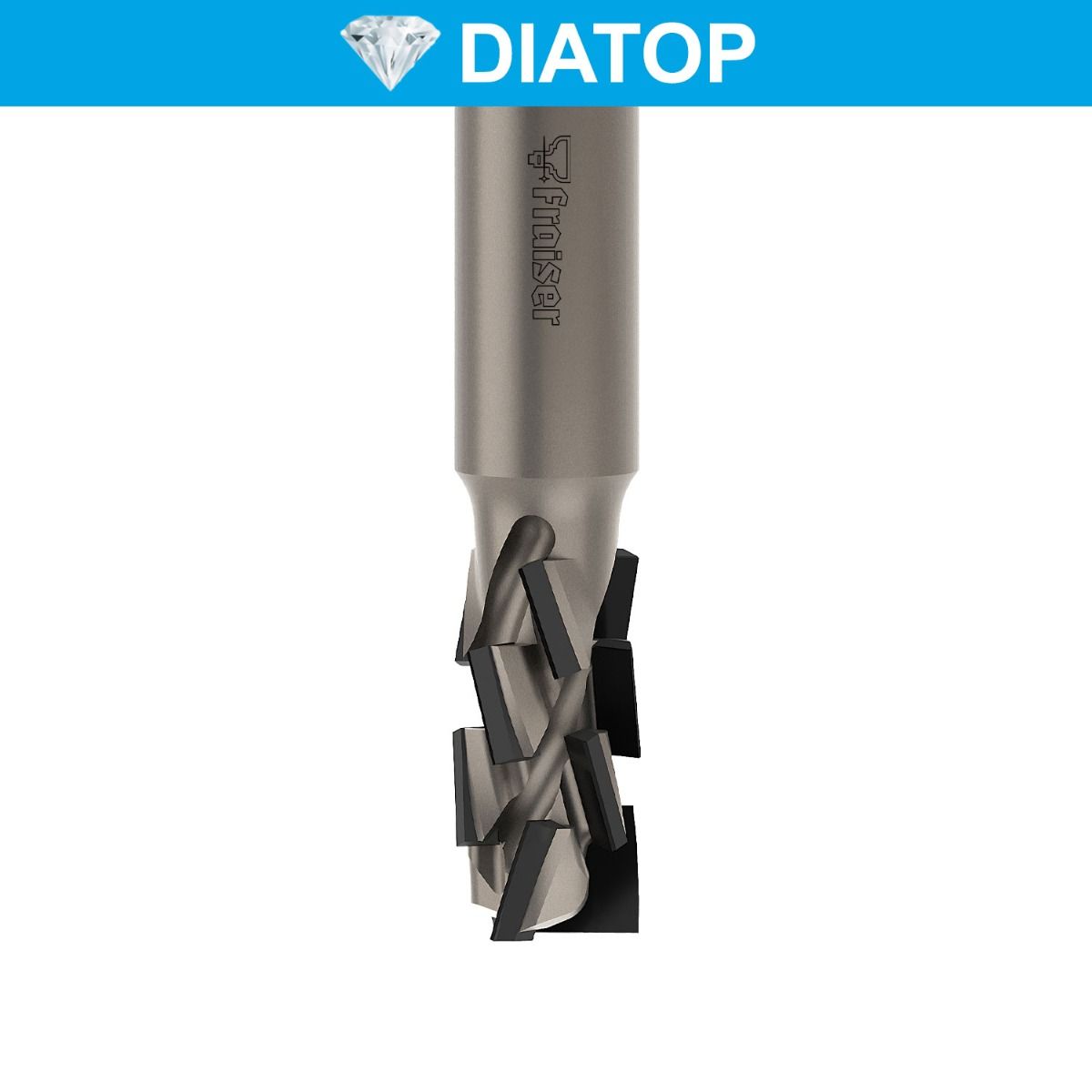 PCD Diamond Compression Router Bit Z=2+2 - Fraiser