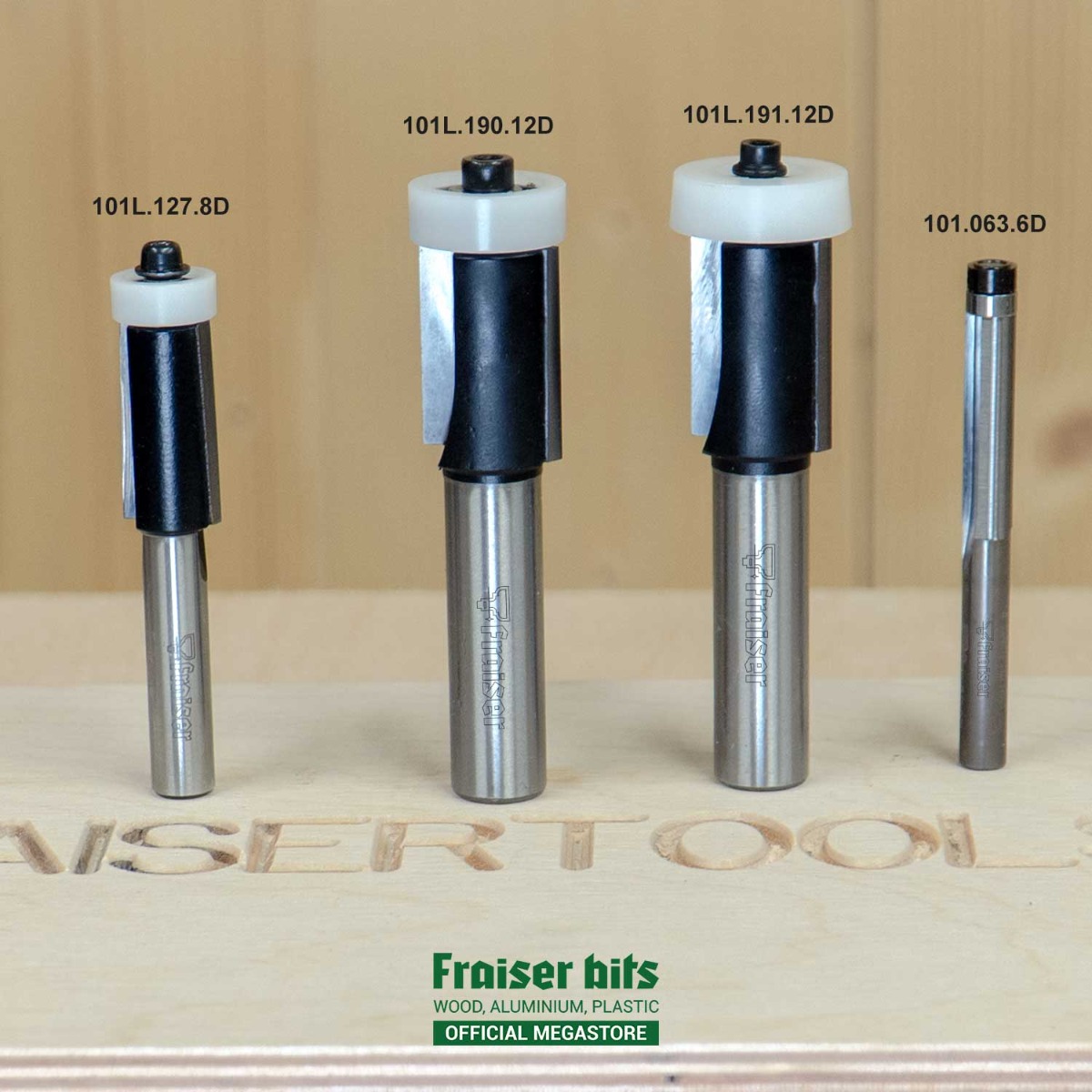 Trimming cutter for laminates and solid surfaces - Fraiser