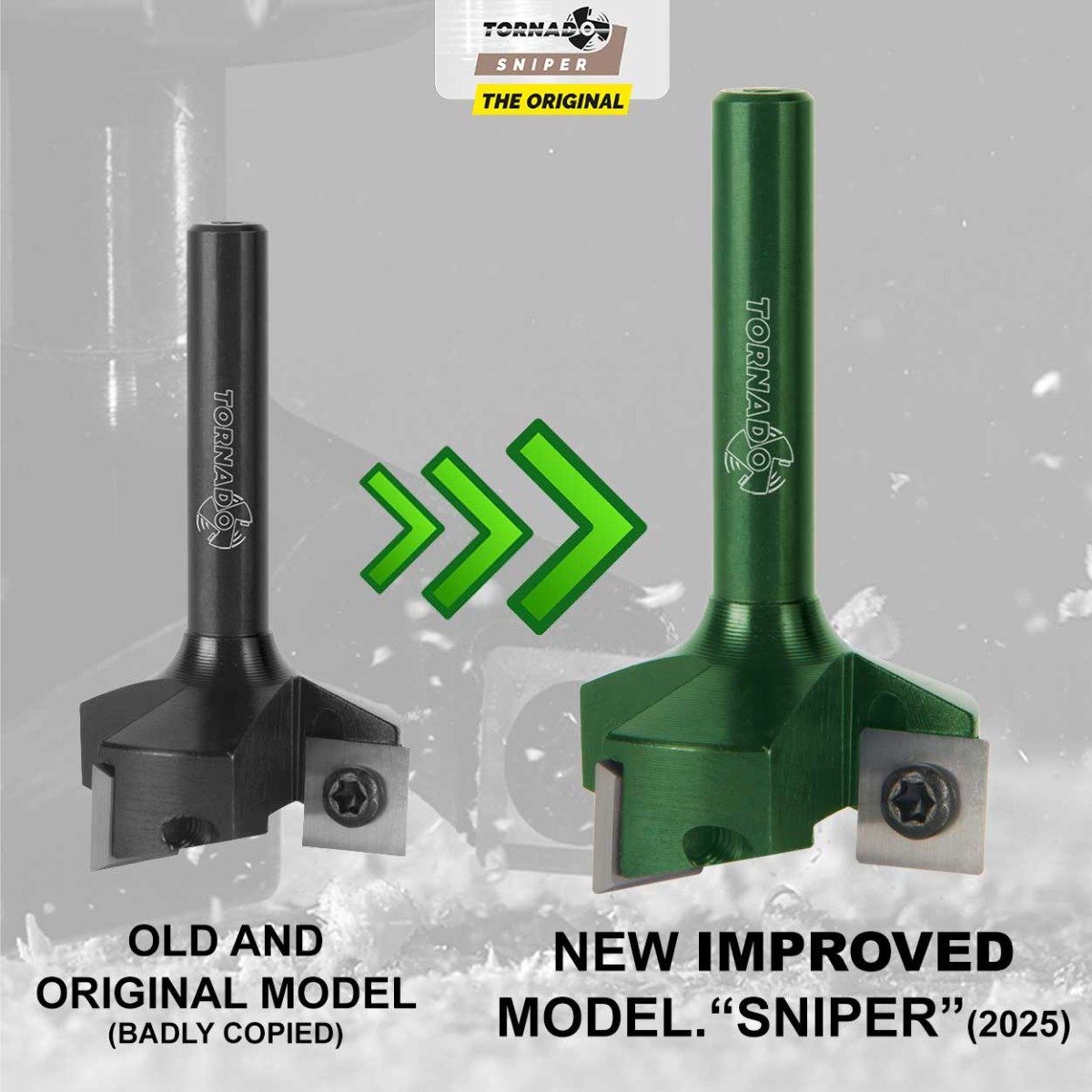 LEVELBOX - Levelling kit with TORNADO® SNIPER router bit