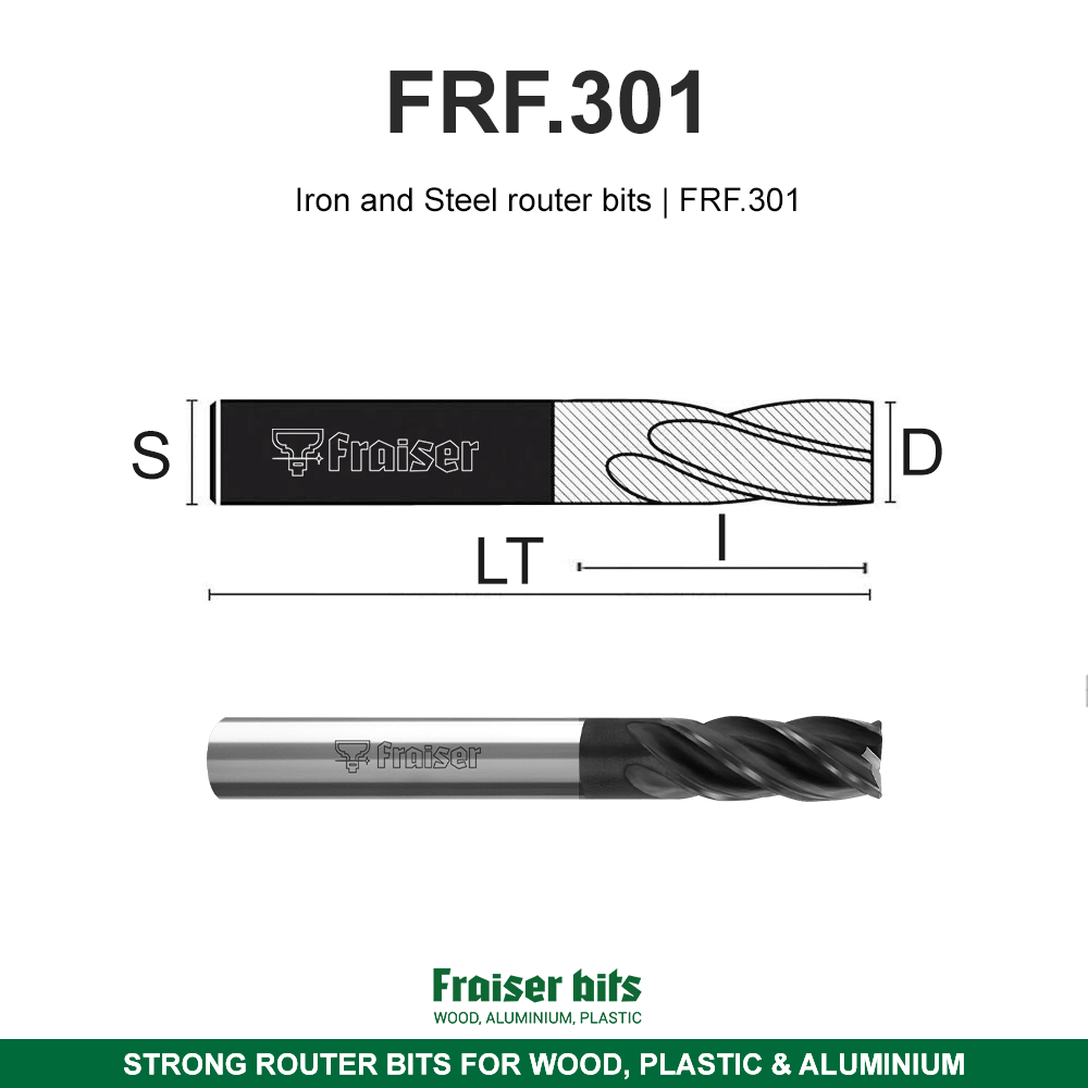 Fraise 8mm à Queue 4 Cannelures Spirale HRC45 - Uxcell, 60mm De Long, Pour Usinage