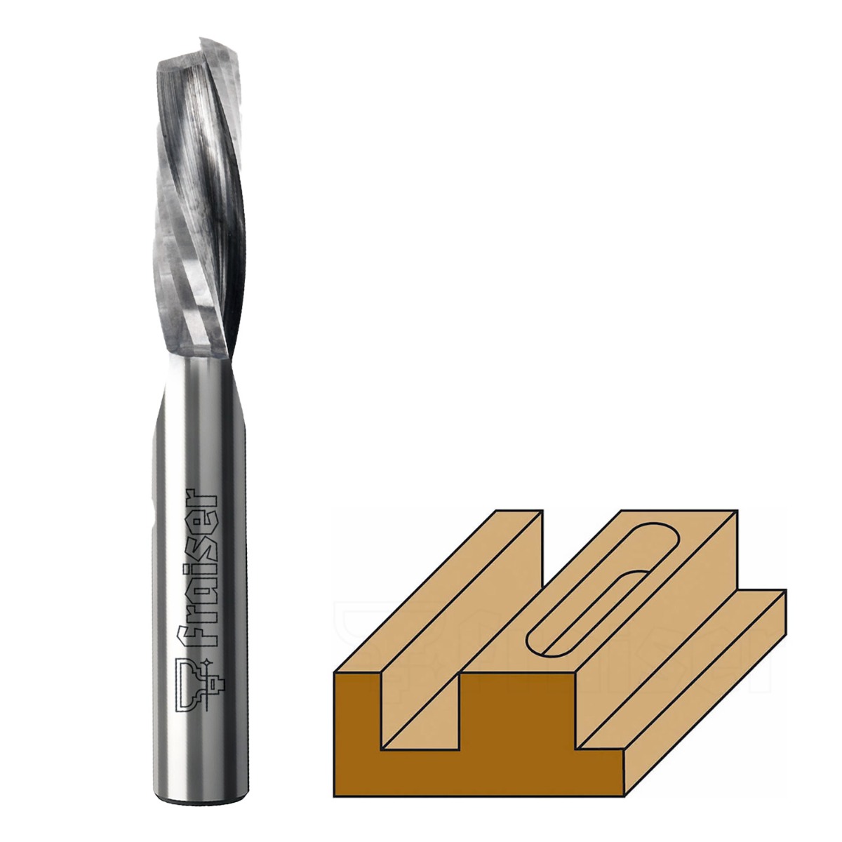 Spiral Router Bits UPCUT Z=2 | Fraiser