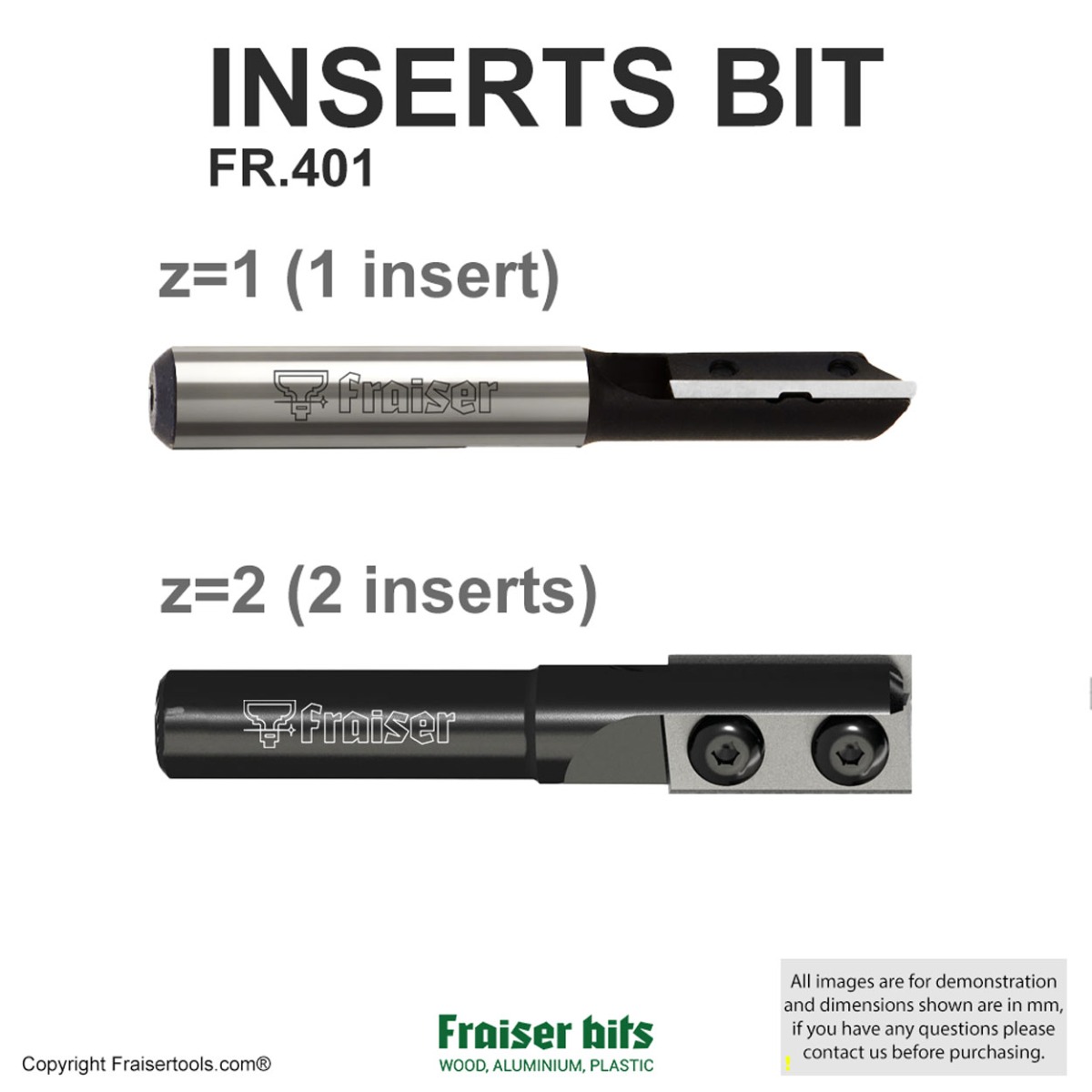 CMT 811.032.11 – Fresa A Taglio Diritto In Metalloo Duro (HWM) Con Gambo 6,35 Mm, Taglio 3,2x9,5 Mm, Lunghezza Totale 45 Mm