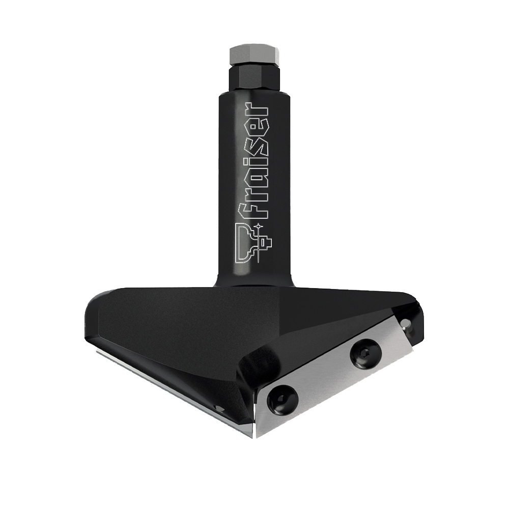 Router cutter with reversible knife for V grooves Strong & Precise