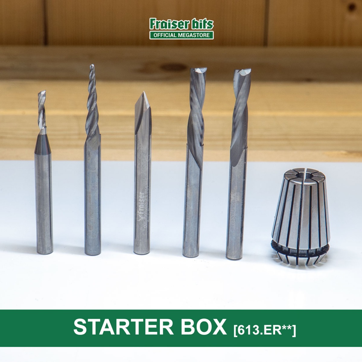 Basic Cutter Set for CNC | STARTER-BOX - Fraiser