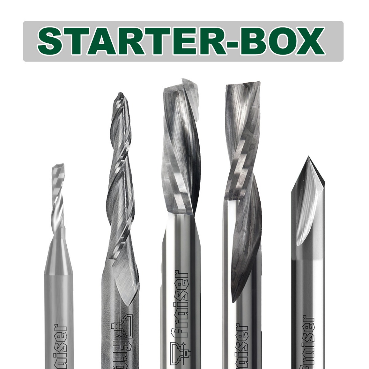 Cikonielf Ensemble De Fraise En Bout Mèches De Routeur CNC, Fraises En