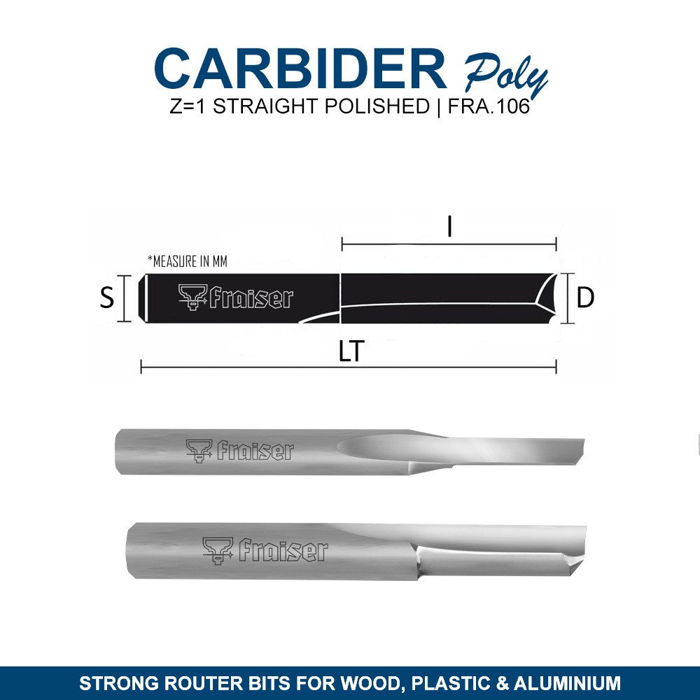 Punta Fresa CNC In Carburo 8mm - Per Legno, MDF, Acrilico, Lunghezza 32mm - Foto 8