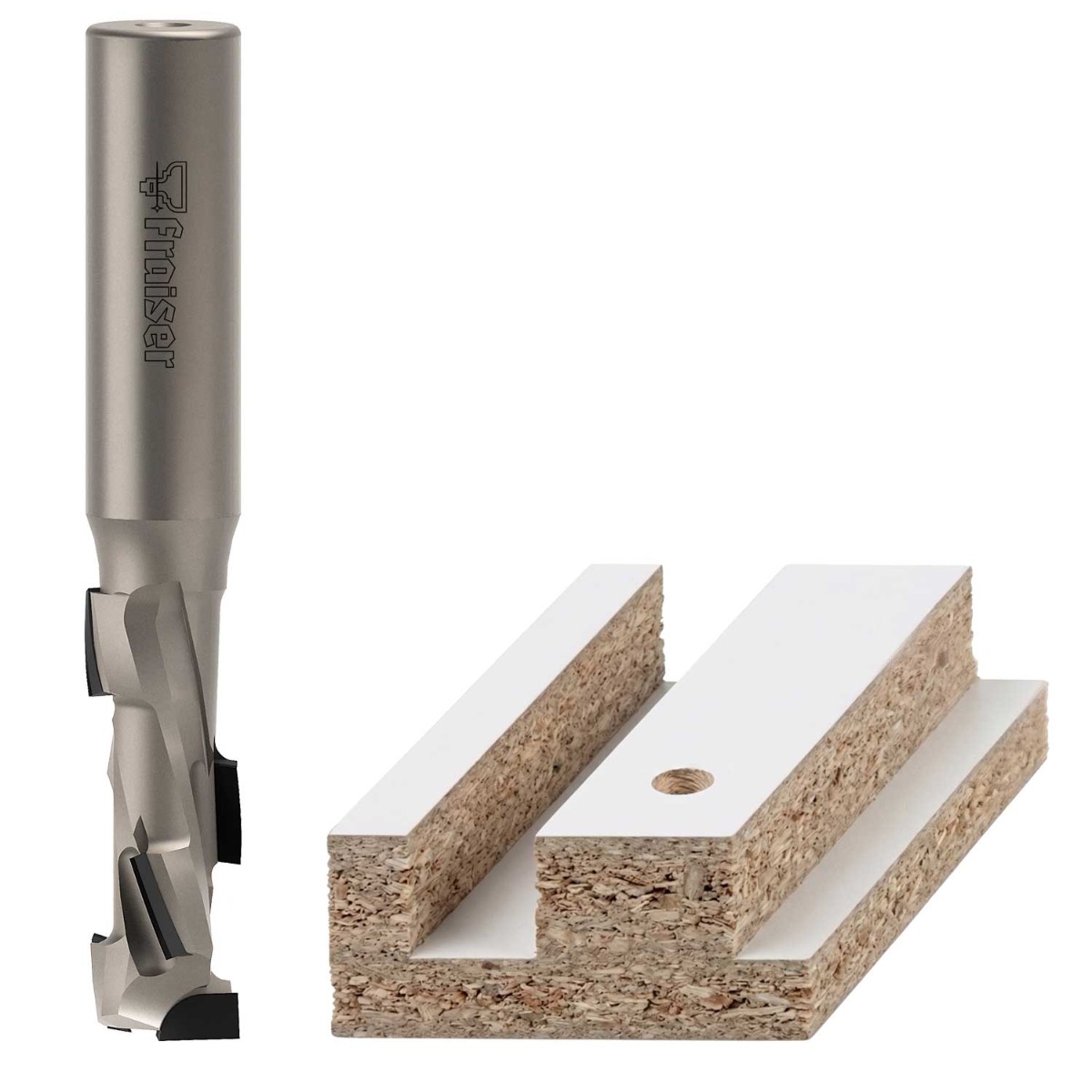 PCD Diamond Compression Router Bit Z=1+1 - Fraiser