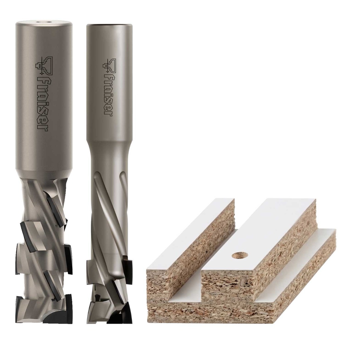 PCD Diamond Compression Router Bit Z=2+2 - Fraiser