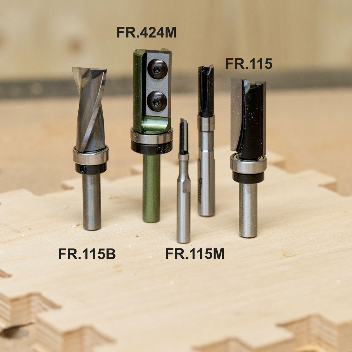10-Pack Router Bit Top-Mounted Ball Bearings Guide – Steel Replacement Bearings