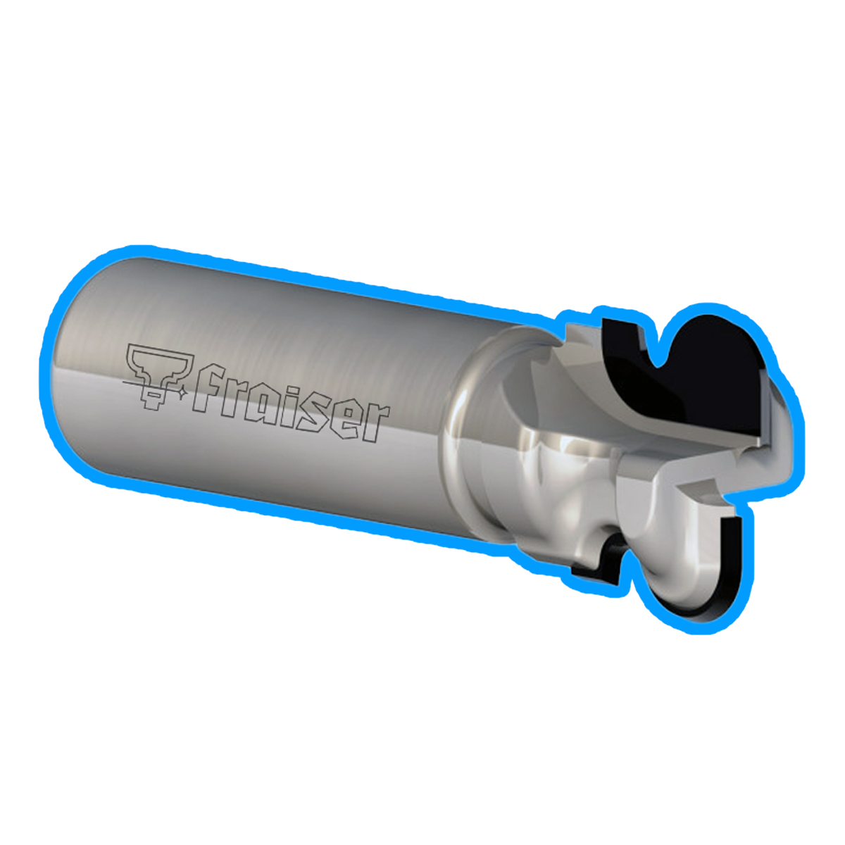 Diamond finger pull router bit [B] - Fraiser