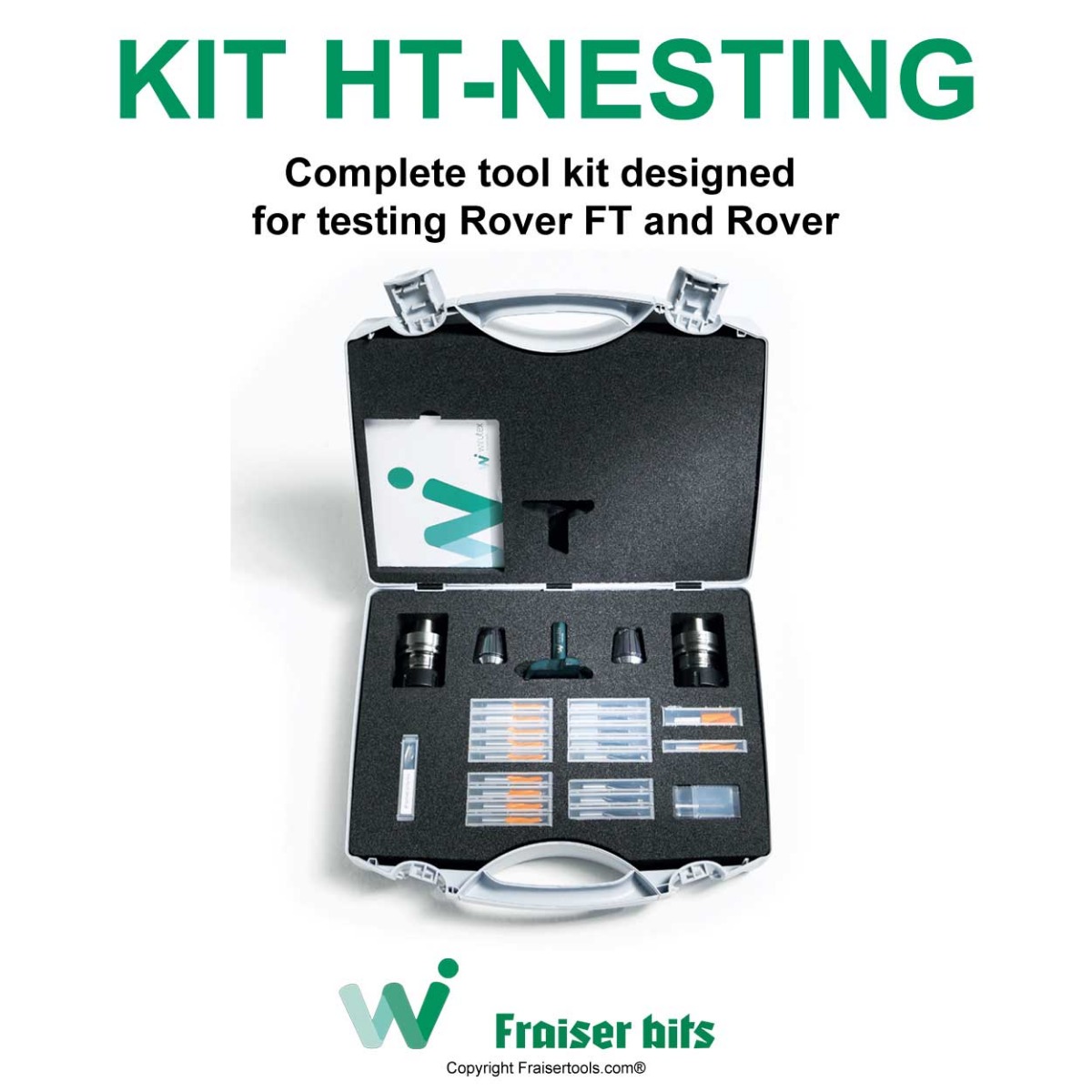 HT Nesting - Biesse Rover test and tooling kit - Fraiser