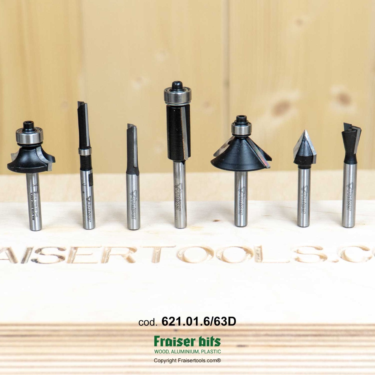 Hochwertige 8mm Schaft Fräserset für Oberfräse 1/2 Schaft Router Bits Fräserbits