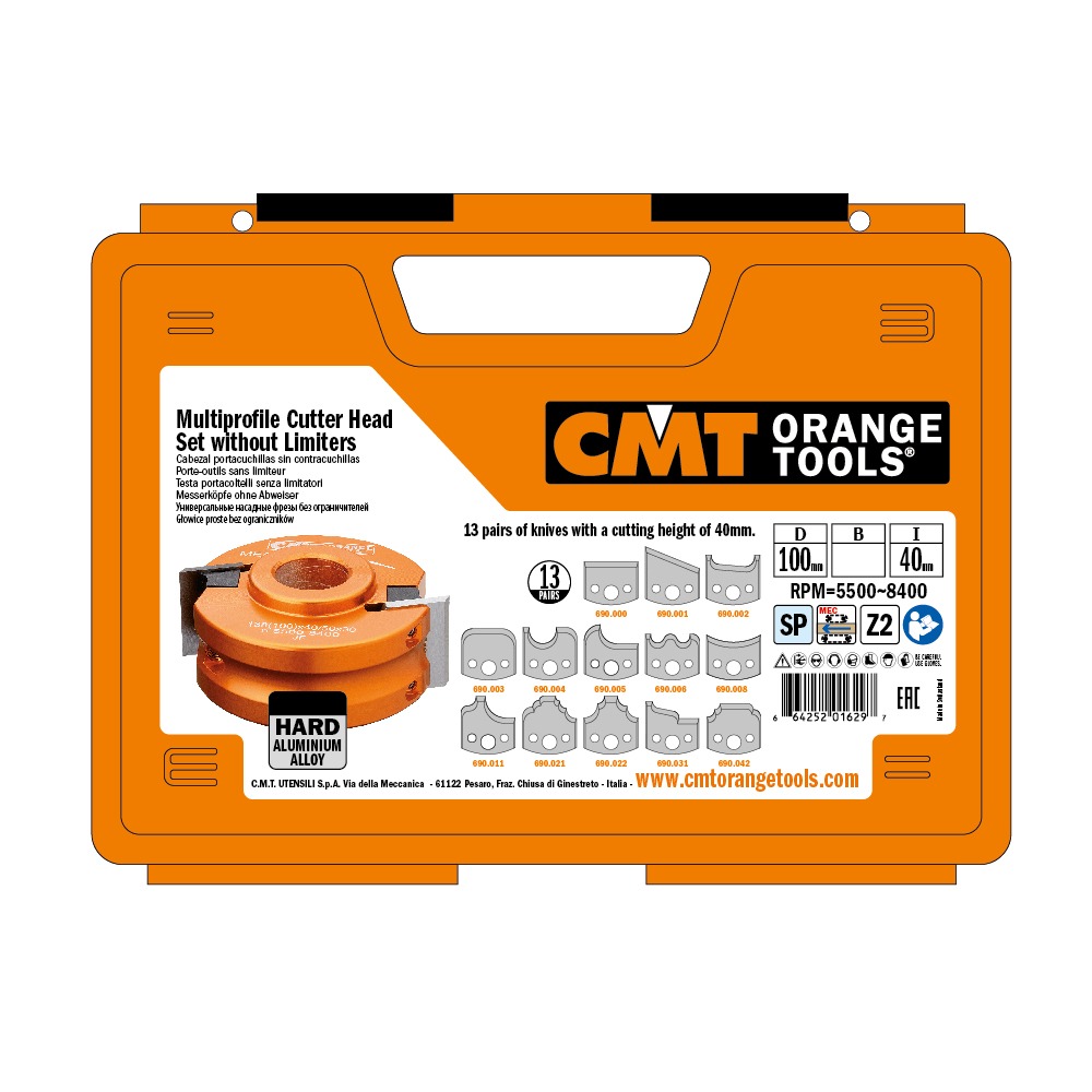 CMT ORANGE VIERTELSTAB-FRÄSER K927-064 - Profi Fräser Für Möbelbau & Holzverarbeitung