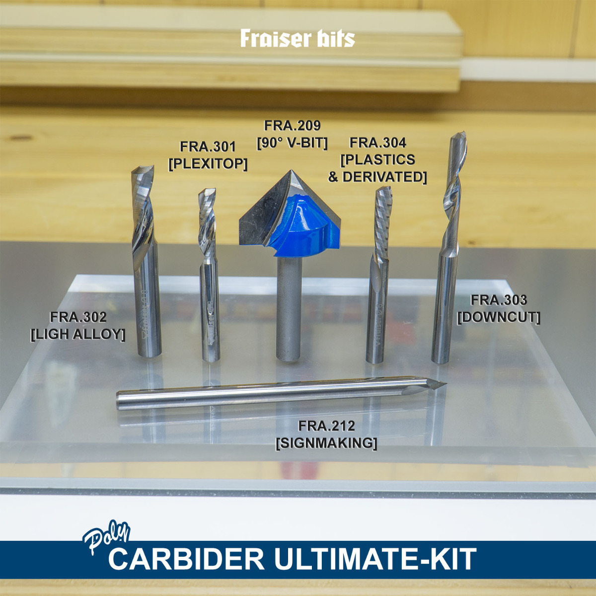 ゆるページ ULTIMATE POLY KIT | Kompletny zestaw frezów do tworzyw