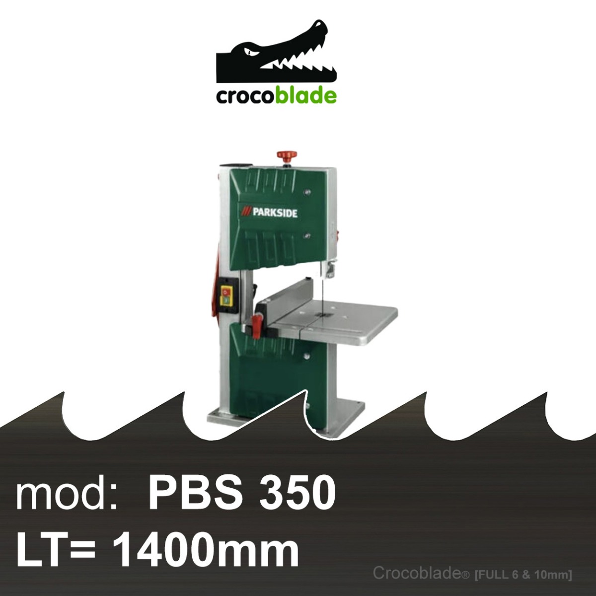 Scie à Ruban Parkside PBS 350 B2 350W - Pour Bois Et Métal, Quasi Neuve