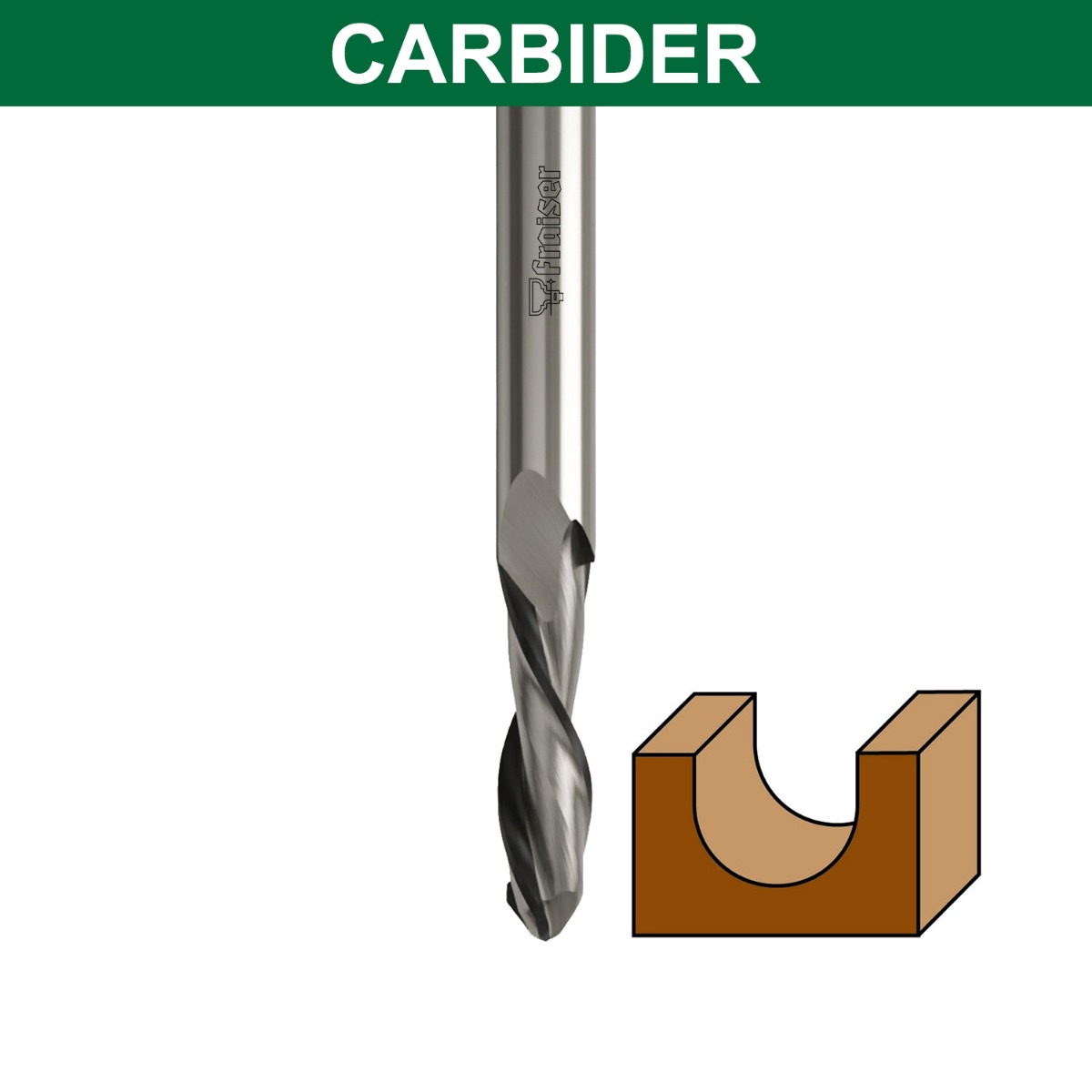 6 mm Schaft Oberfräser Hohlkehlfräser, Rund Nase Cove Core Box Fräser Holzbearbeitung Fräser