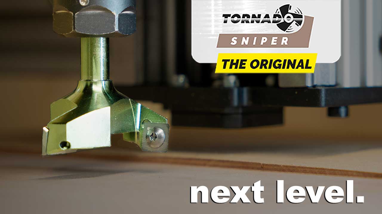 BOSS LEVELBOX - Leveling kit with BOSS TORNADO® SNIPER router bit plus ...