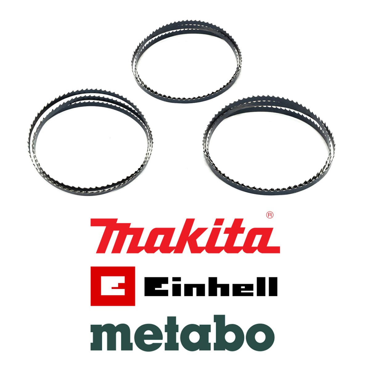 Set Di 3 Lame Per Sega A Nastro Per Legno 2240 X 6 X 0,65 Mm 6 ZpZ Per Makita Metabo Atika Güde Scheppach - Foto 6