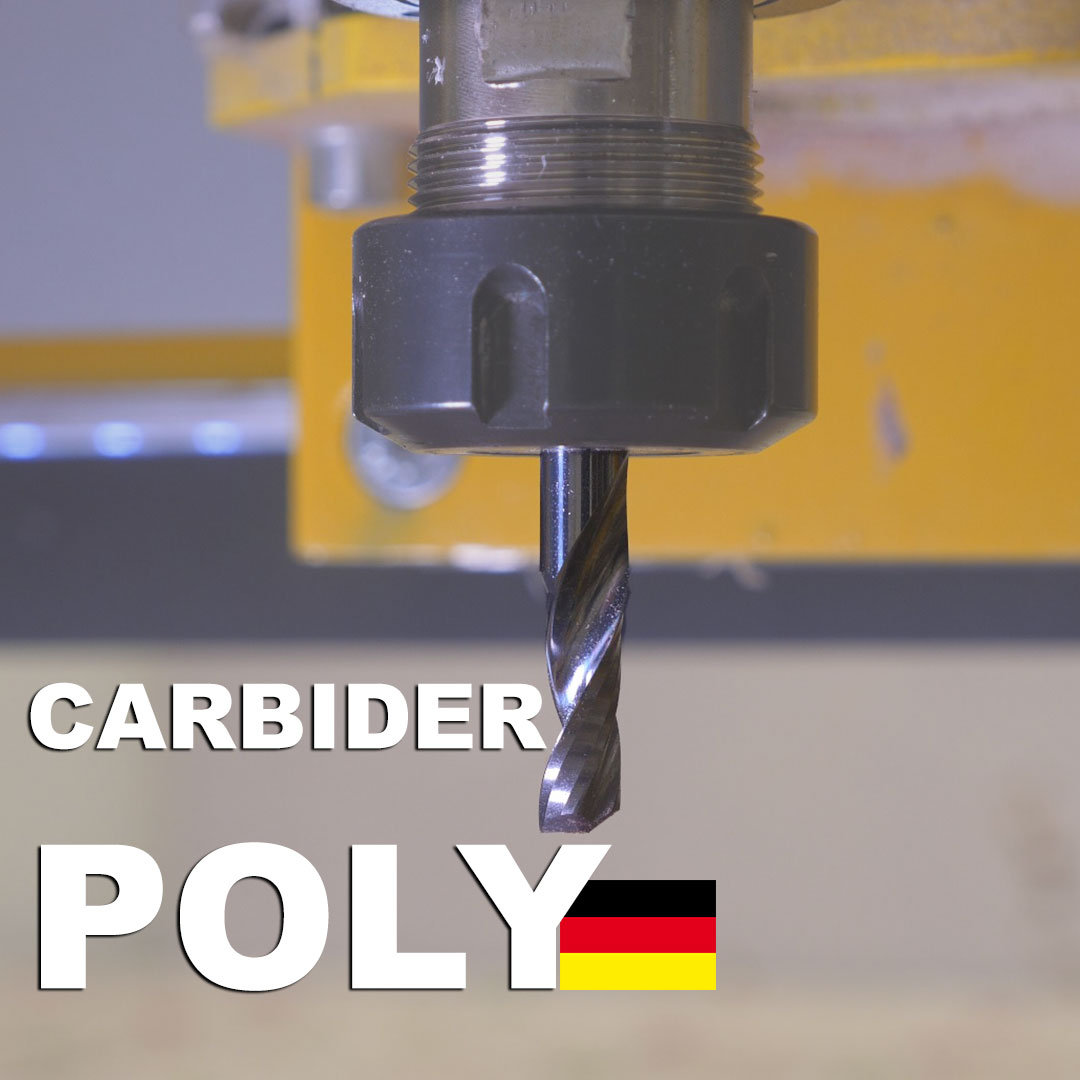 Vollhartmetall-Bündigfräser Mit Gewindekontermutter – Downcut 6 Mm Schaft, Für Holz, MDF, Kunststoff & NE-Metalle, Schnittlänge 28,6 Mm