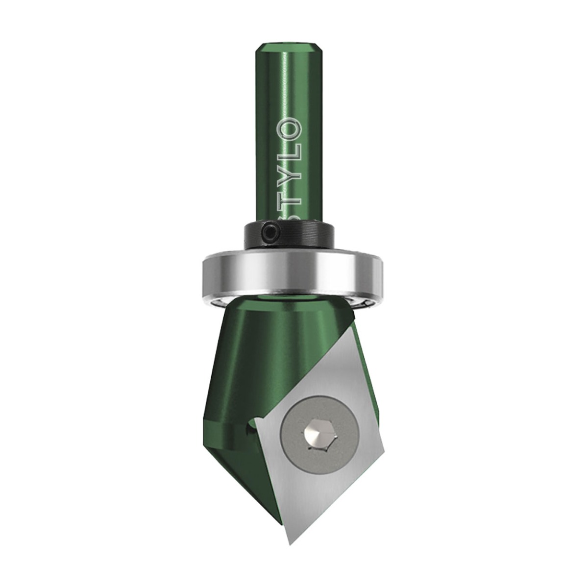 Fresa STYLO Fraiser Per Legno - Utensile Multifunzione Per Incisioni, Smussi E Scanalature, Codolo 8mm, Coltellini Intercambiabili