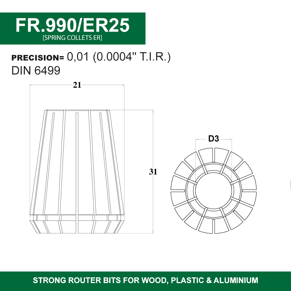 HSEAMALL Lot De 16 Collets ER25 - Pinces Serrage 1 à 16 Mm Pour CNC, Gravure Et Fraisage